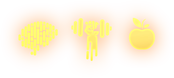 Logo do Método Mind, Body and Nutrition com ícones representando mente, corpo e nutrição